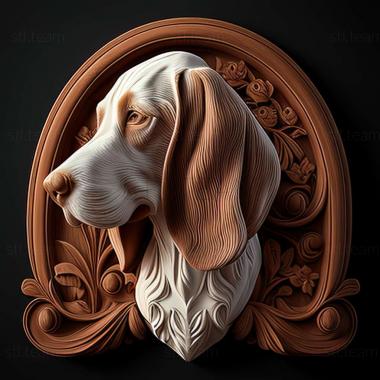 3D model Porcelain Hound dog (STL)